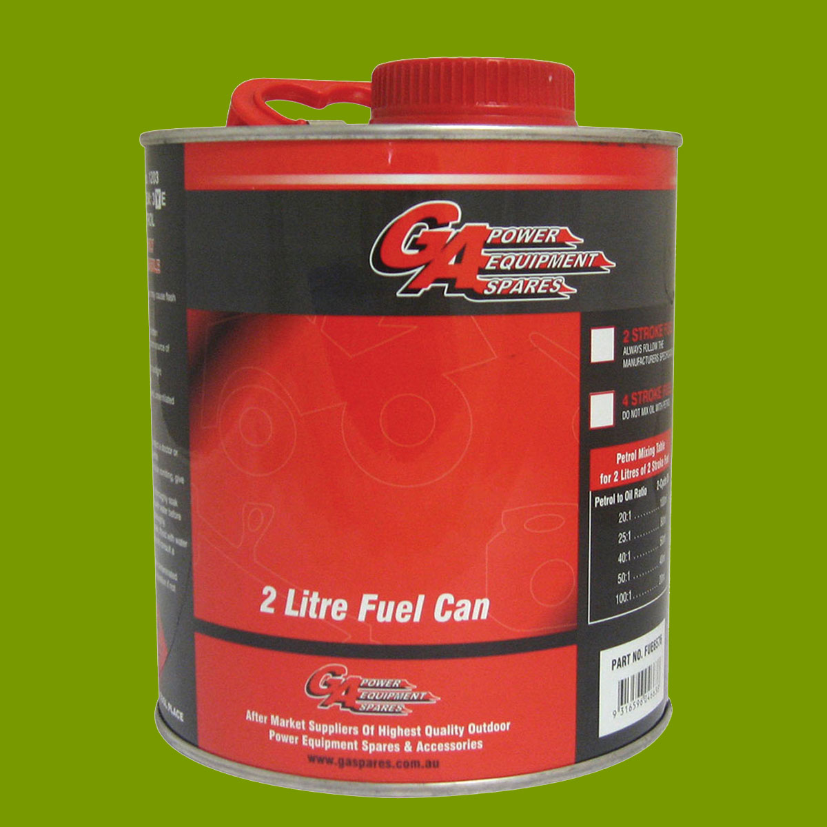 (image for) GA Spares 2 Lt Fuel Container FUE6576